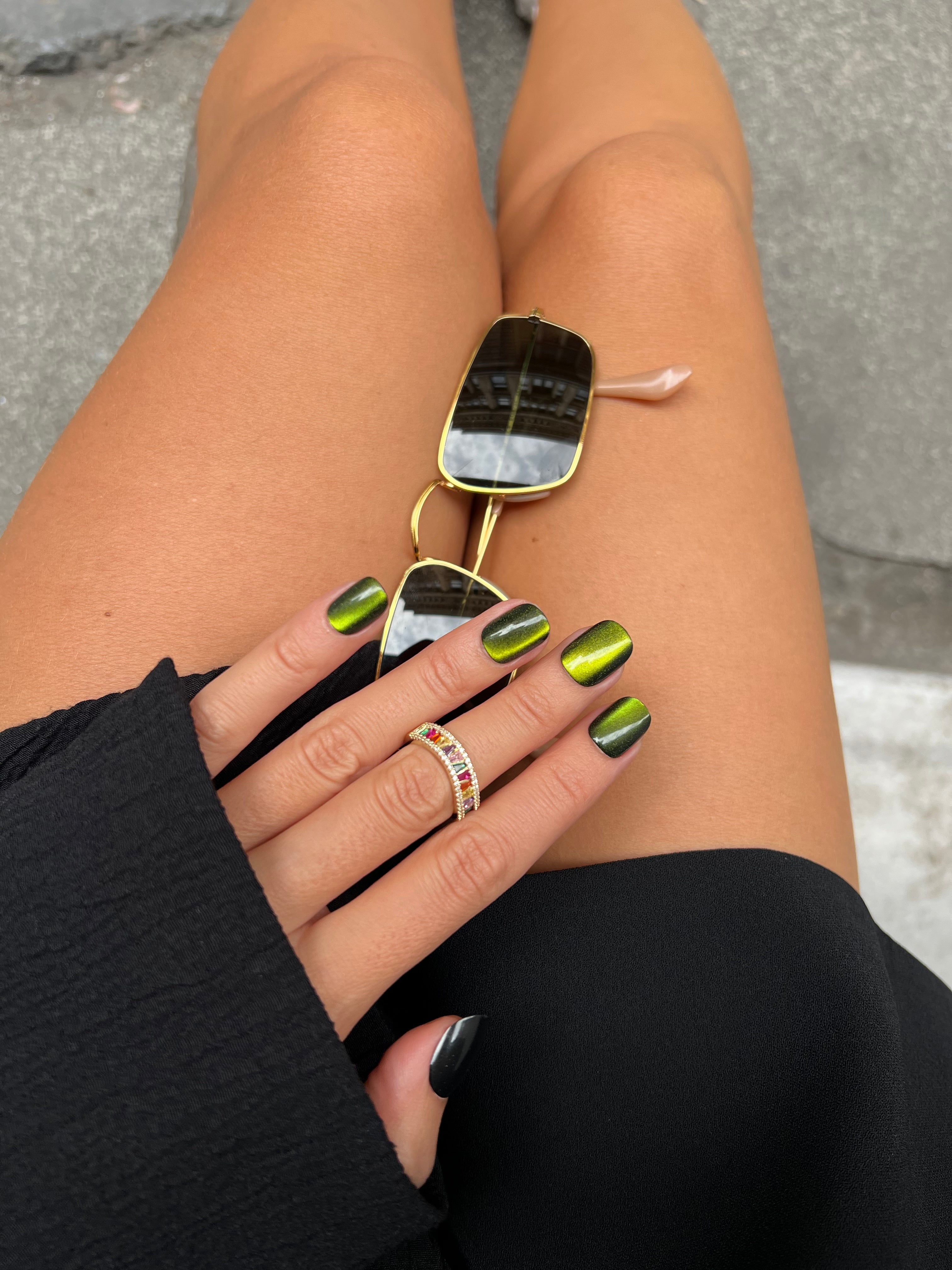 Witch Forest Cat Eye - XS Squoval - 30 Adet Takma Tırnak