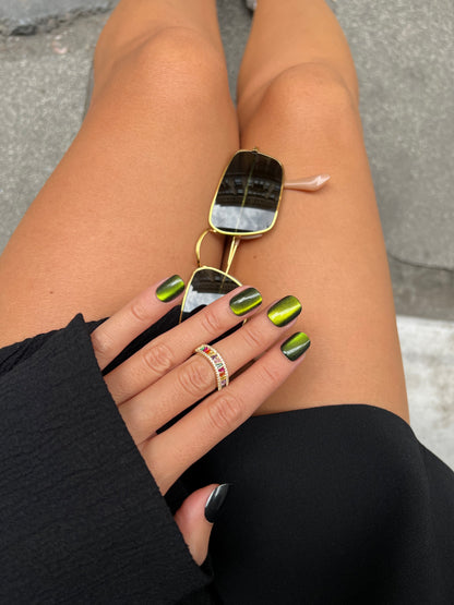 Witch Forest Cat Eye - XS Squoval - 30 Adet Takma Tırnak