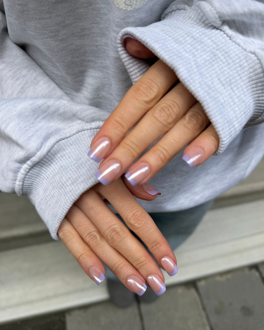 Lilac Touch - Short Square - 32 Adet Takma Tırnak
