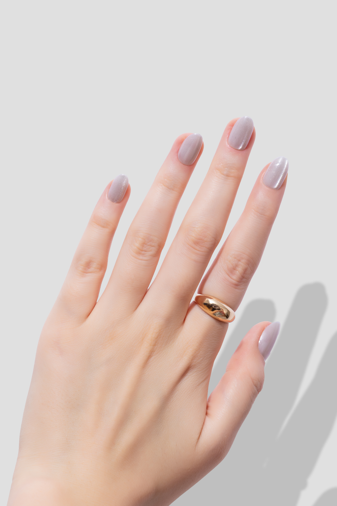 Moonlight Grey - Short Oval - 30 Adet Takma Tırnak