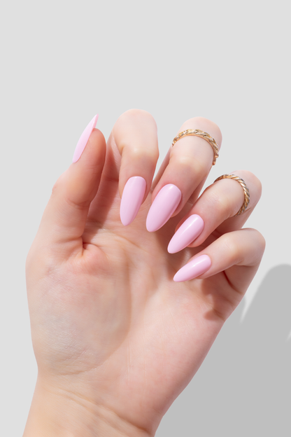 Pink Cloud - Medium Almond - 30 Adet Takma Tırnak