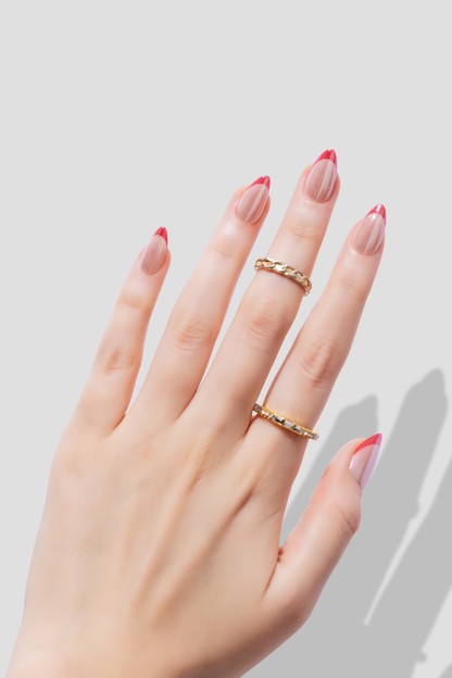 Red Affair - Short Almond - 30 Adet Takma Tırnak