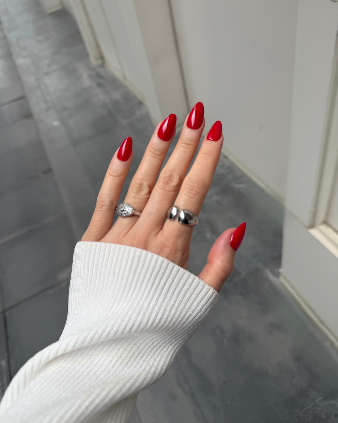 Ruby Flame - Short Almond - 30 Adet Takma Tırnak