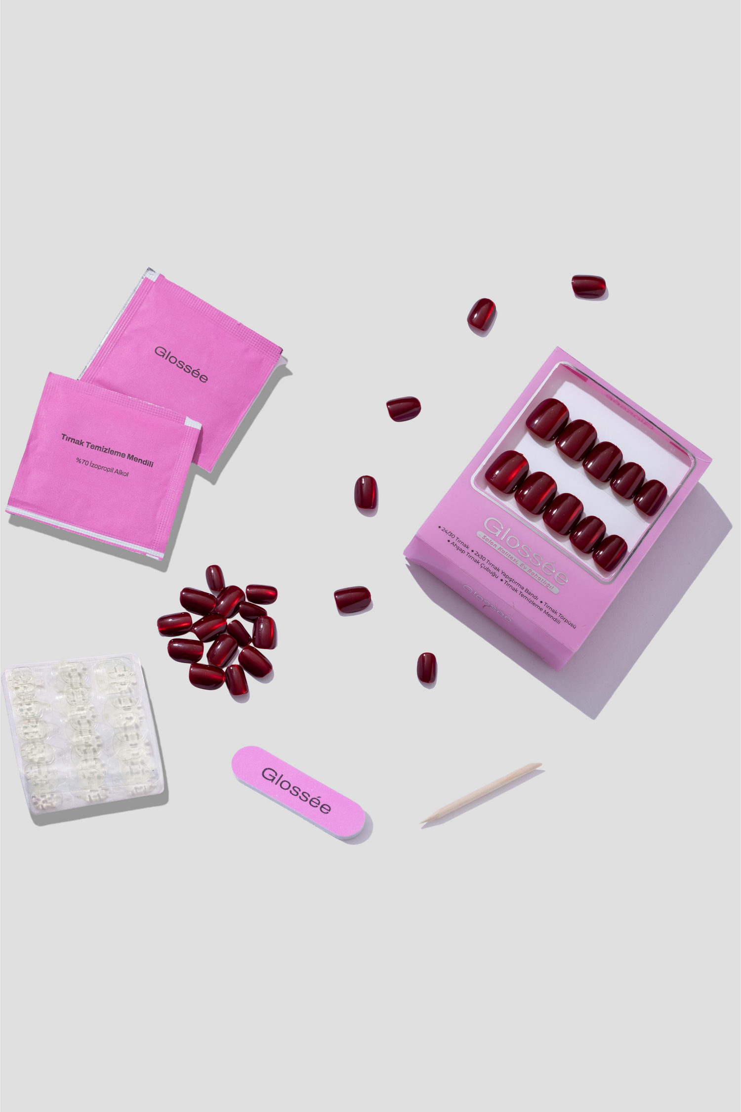 Vampire Kiss Cat Eye - XS Squoval - 30 Adet Takma Tırnak