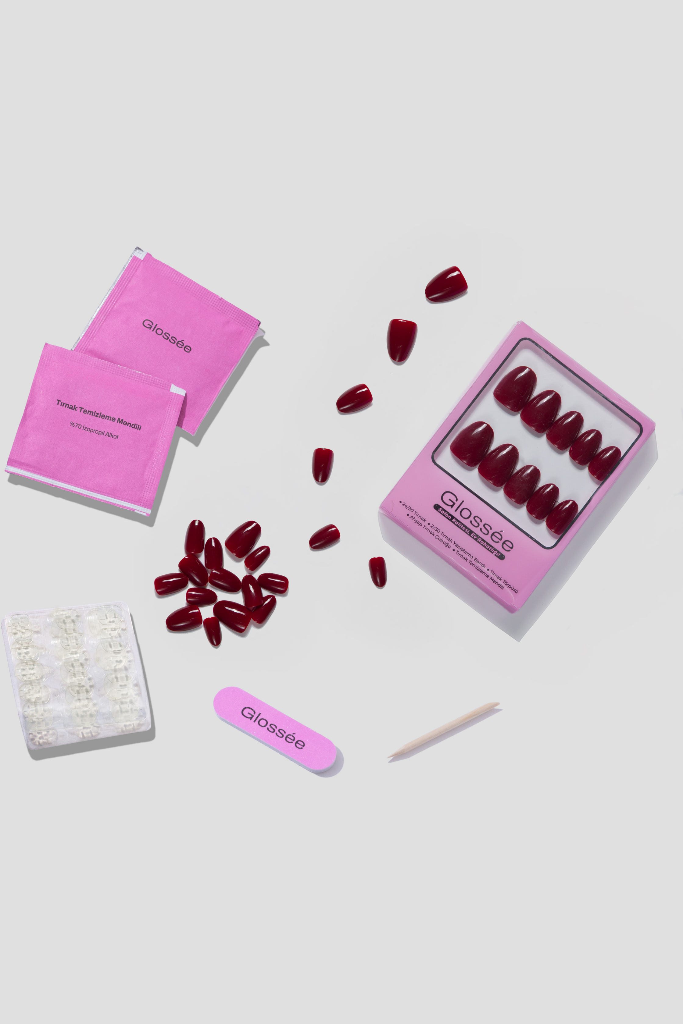 Wine Not - Short Oval - 30 Adet Takma Tırnak