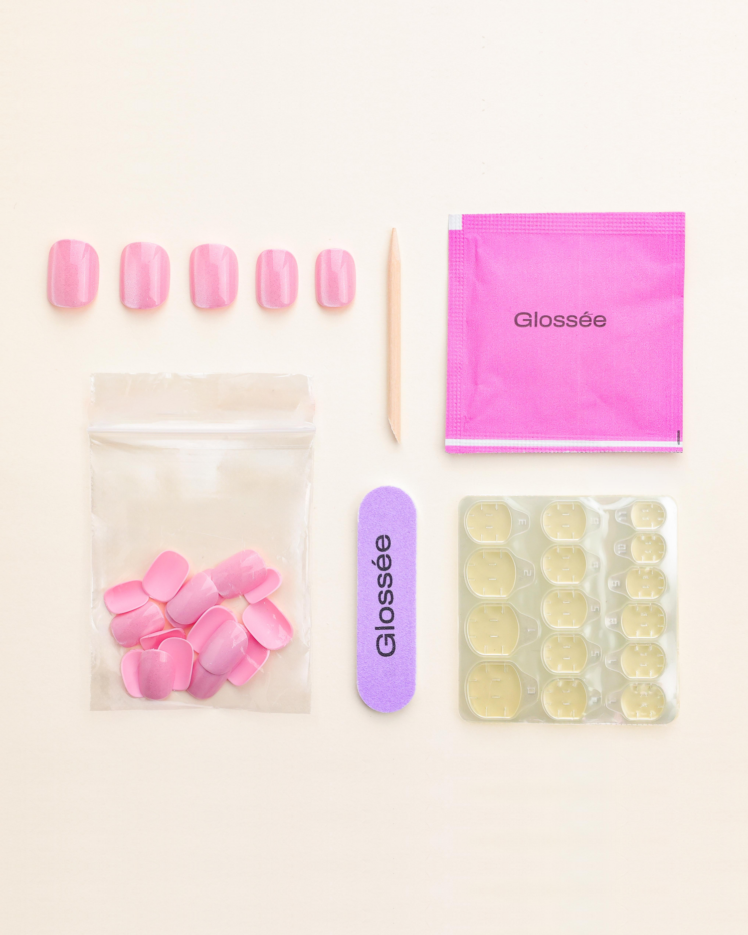Pink Éclat - XS Squoval - 30 Adet Takma Tırnak