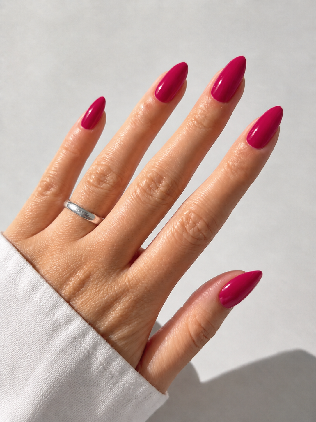 Raspberry Glaze - Short Almond - 30 Adet Takma Tırnak