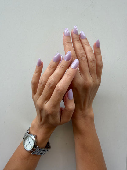 Silk Lavender - Short Oval - 30 Adet Takma Tırnak