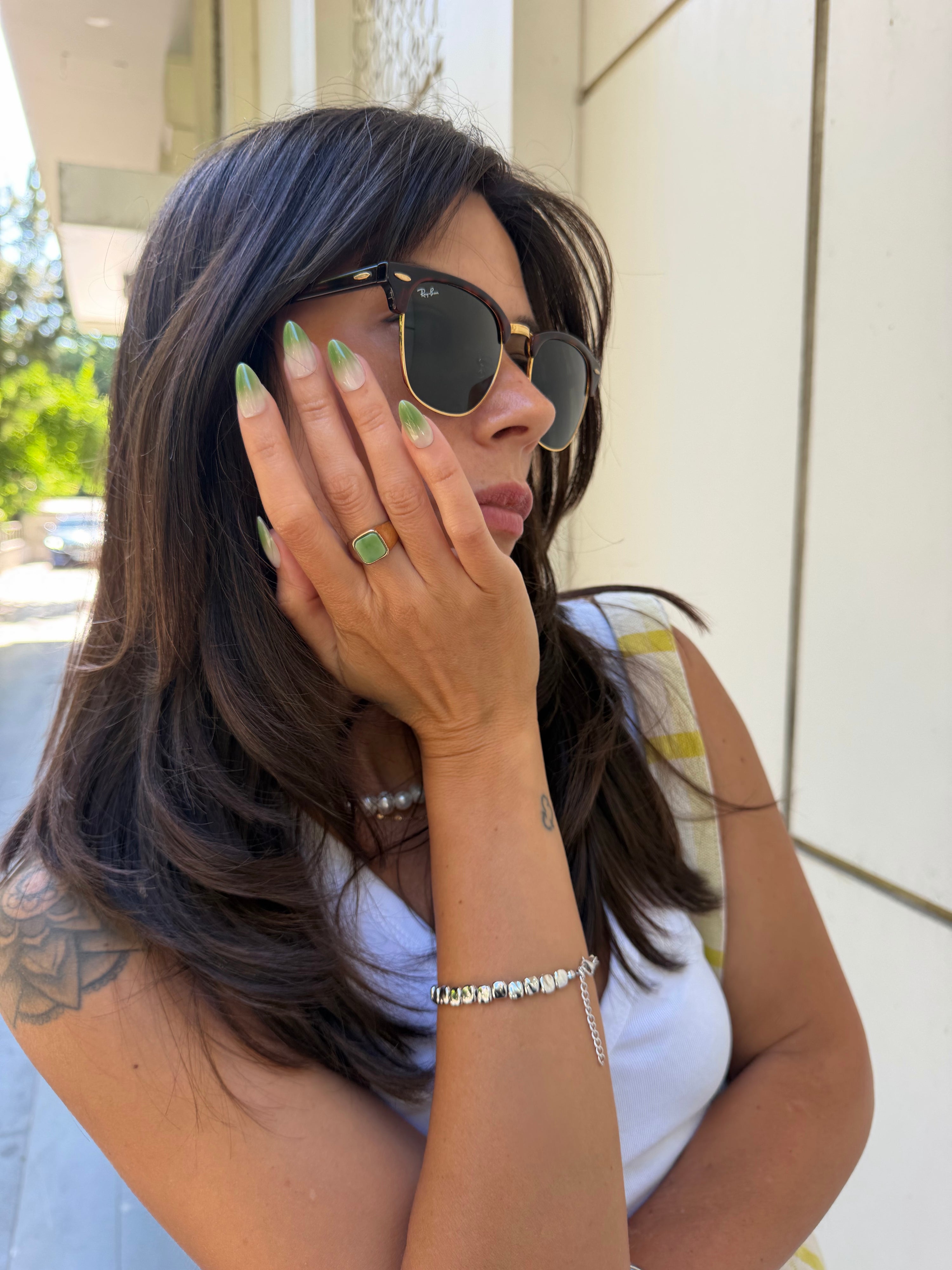 Matcha Mist - Short Almond - 30 Adet Takma Tırnak