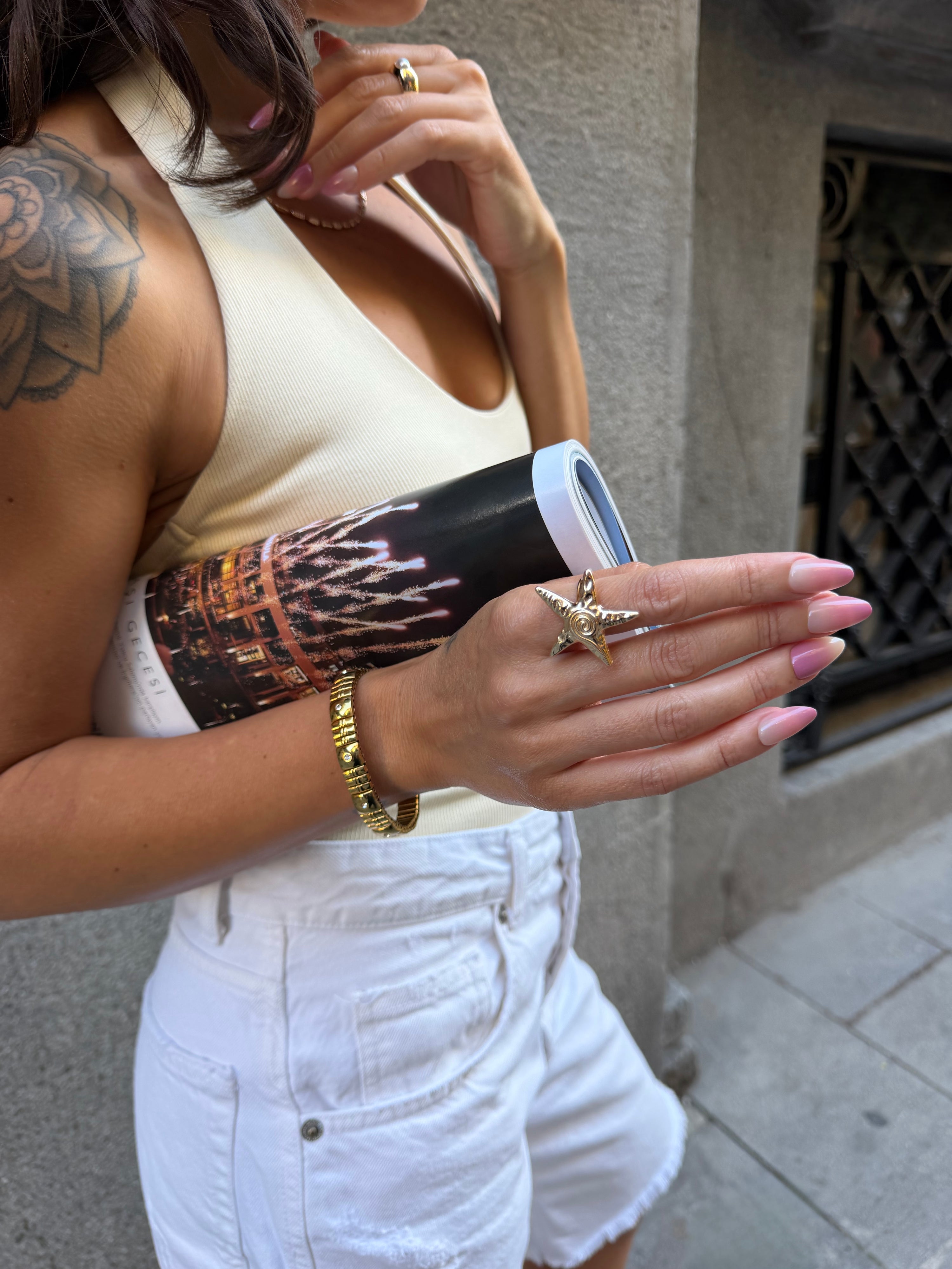 Nude Bloom - Short Almond - 30 Adet Takma Tırnak