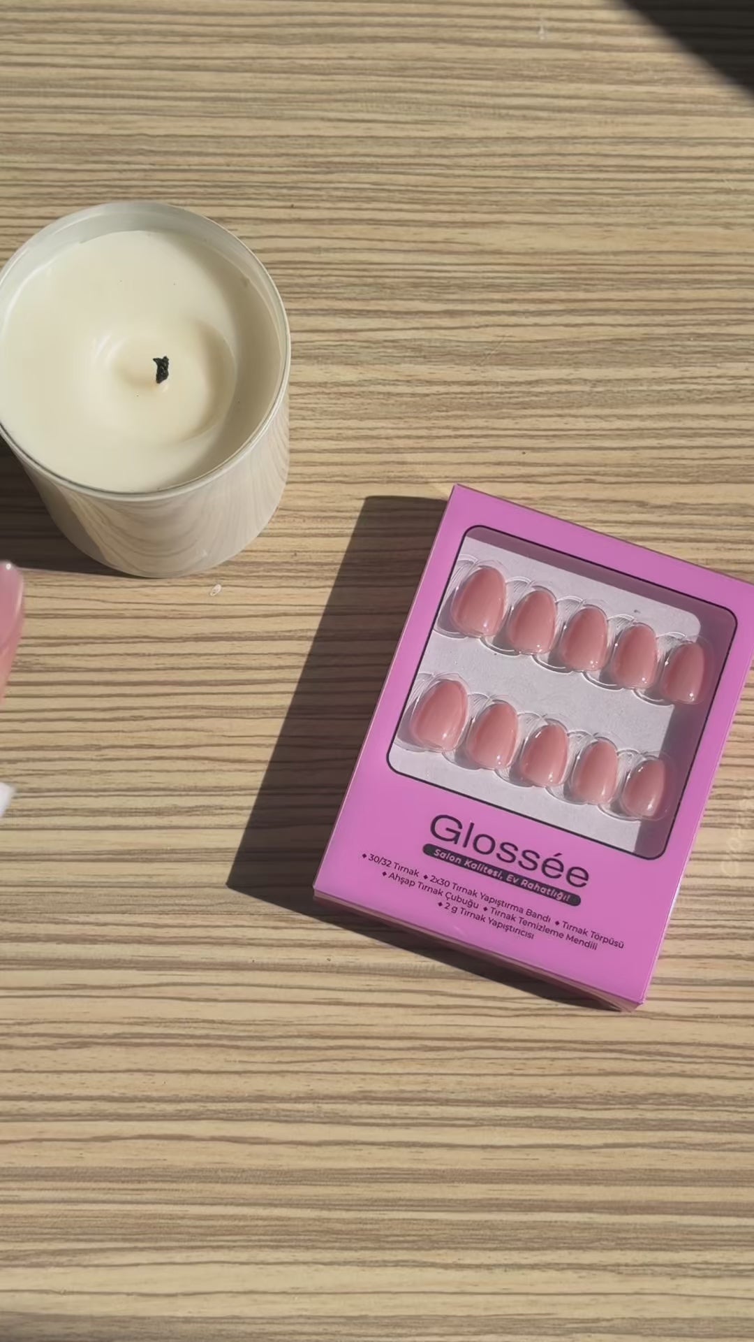 Soft Blush - XS Almond - 32 Adet Takma Tırnak