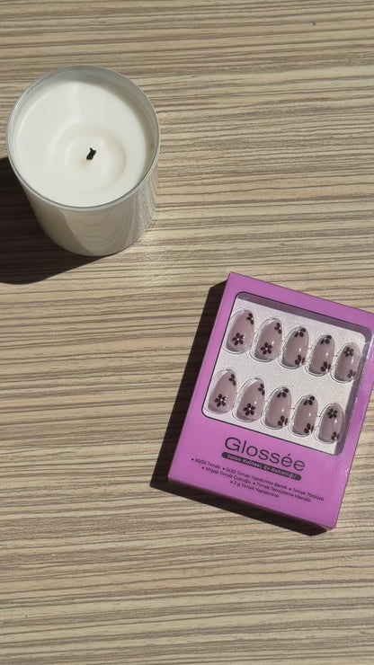Cocoa Blossom - Short Almond - 30 Adet Takma Tırnak