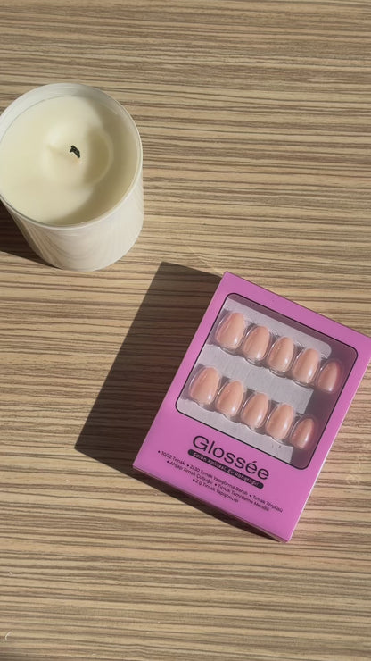 Honey Glaze - Short Oval - 30 Adet Takma Tırnak